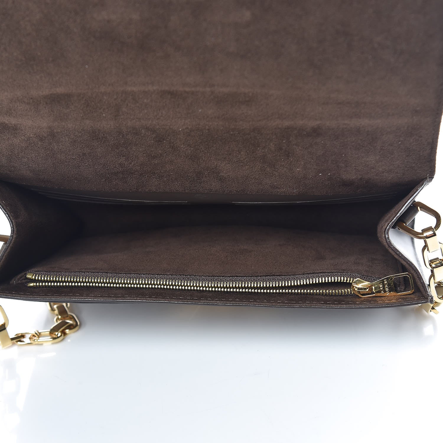 Louis Vuitton Calfskin Chain Louise GM Granit 7 of 12