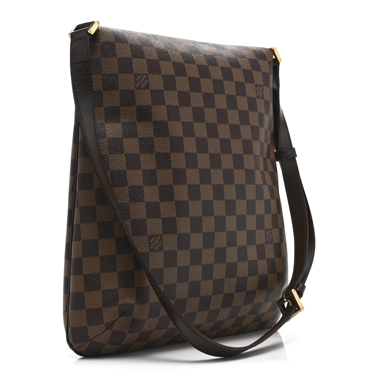 Louis Vuitton Damier Ebene Musette GM 3 of 10