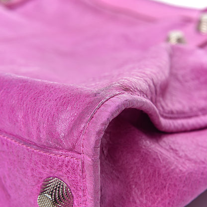 Balenciaga Agneau Giant 21 Silver Hardware Weekender Magenta 31 of 32