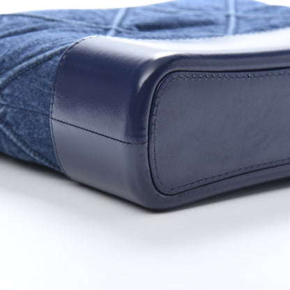 Chanel Denim Calfskin Small Gabrielle Hobo Blue 9 of 12