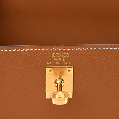 Hermes Epsom Kelly Sellier 25 Gold 6 of 11
