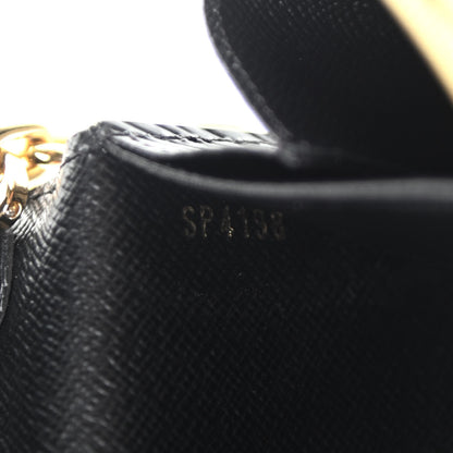 Louis Vuitton Epi Love Lock Twist Chain Wallet Black 7 of 10