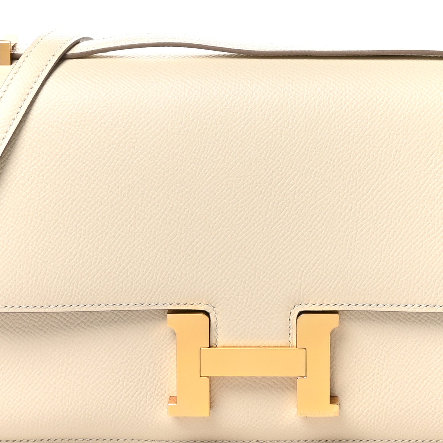 Hermes Epsom Horseshoe Constance Elan 25 Craie 9 of 11