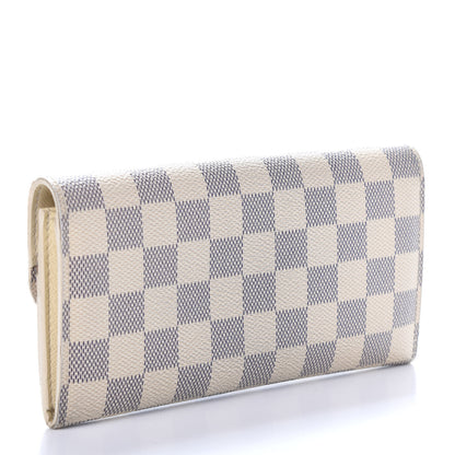 Louis Vuitton Damier Azur Emilie Wallet 3 of 11