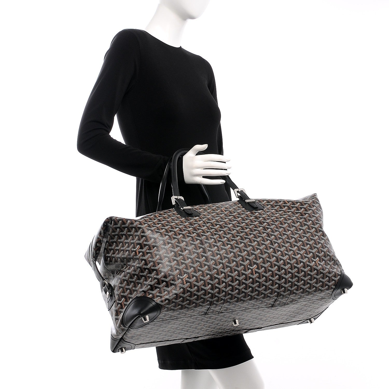 Goyard Goyardine Boeing 55 Black 2 of 7