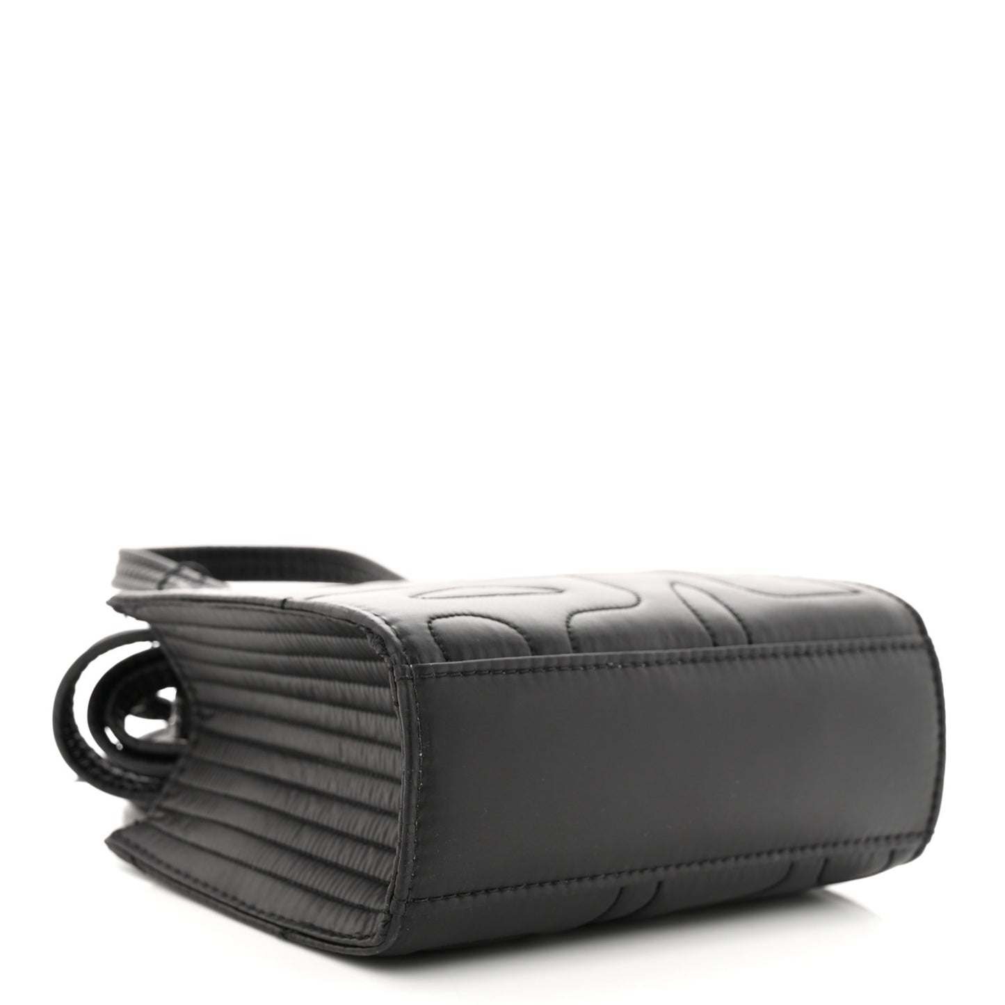 x MOOSE KNUCKLES Nylon Quilted Small Shopping Bag Black