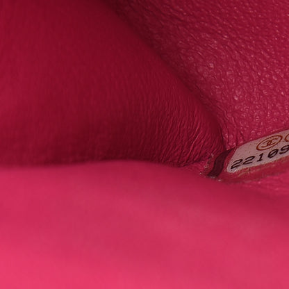 Chanel Lambskin Quilted Jumbo Double Flap Fuchsia 7 of 23