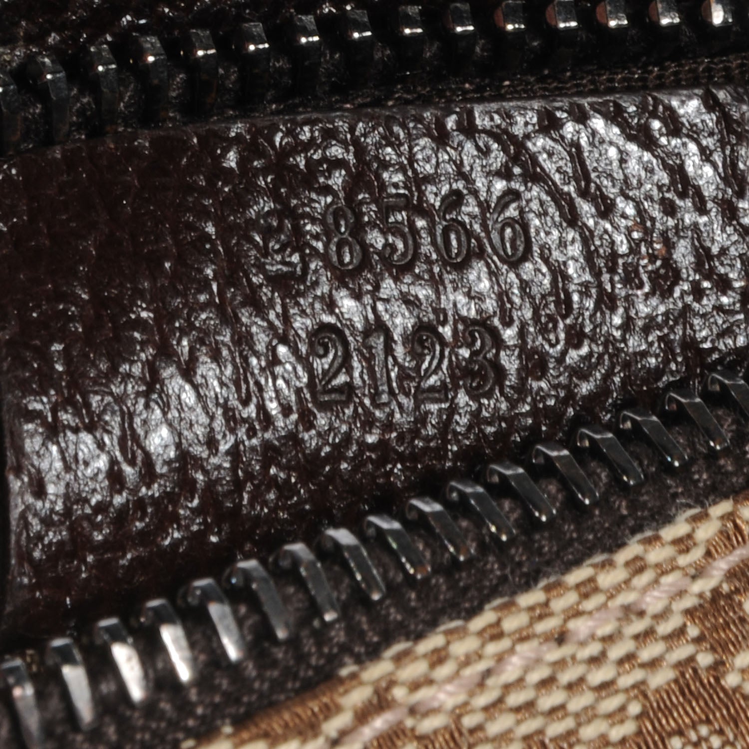 Gucci GG Monogram Web Double Pocket Belt Bag Dark Brown 8 of 10