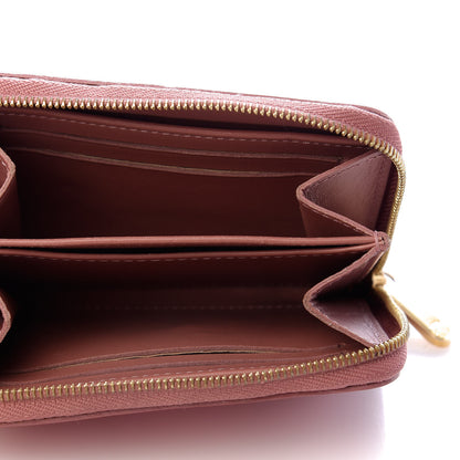 Louis Vuitton Vernis Ikat Zippy Coin Purse Rose Velours 5 of 9