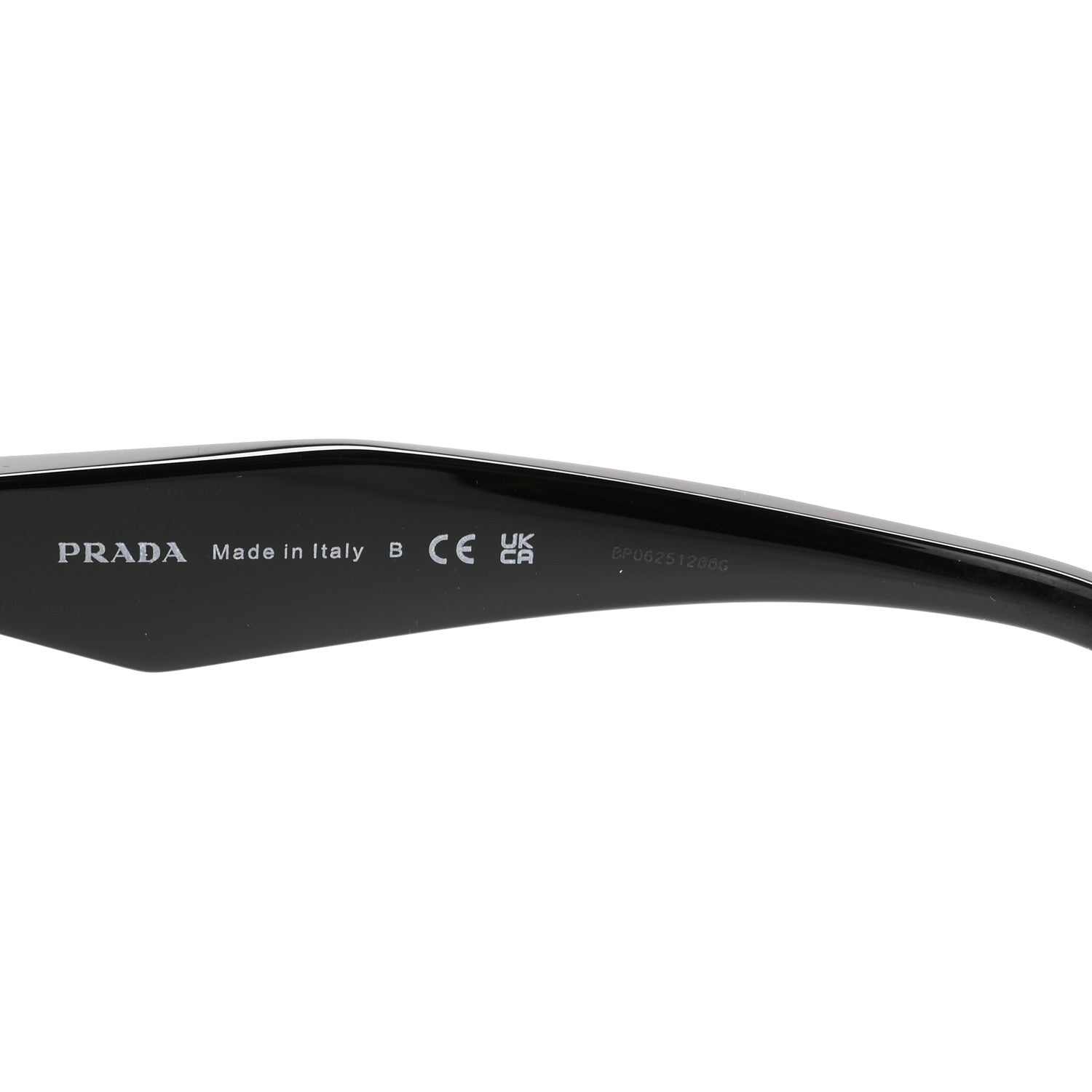 Prada Acetate Symbole Sunglasses SPR 19Z Black 5 of 8