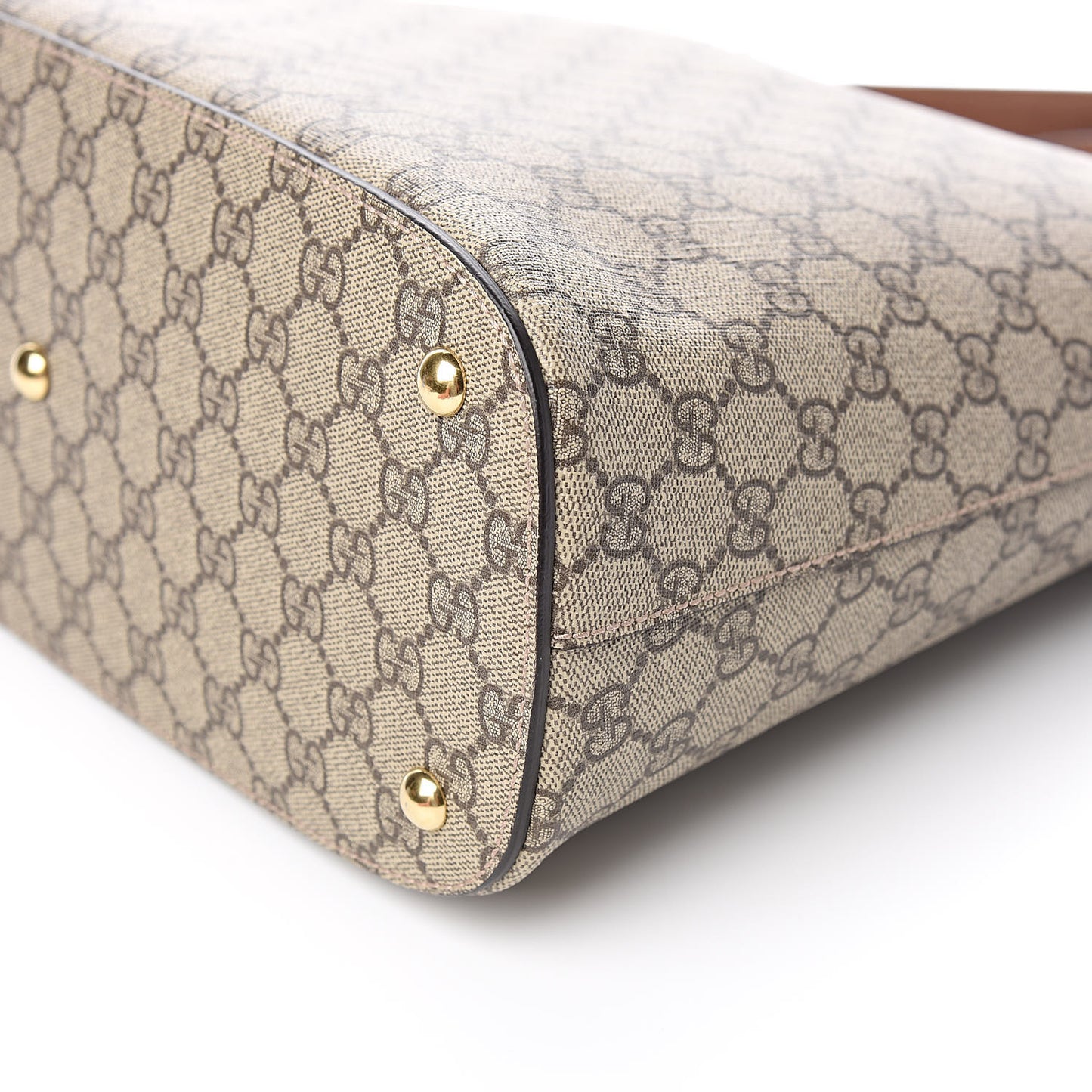 GG Supreme Monogram Linea A Hobo Brown