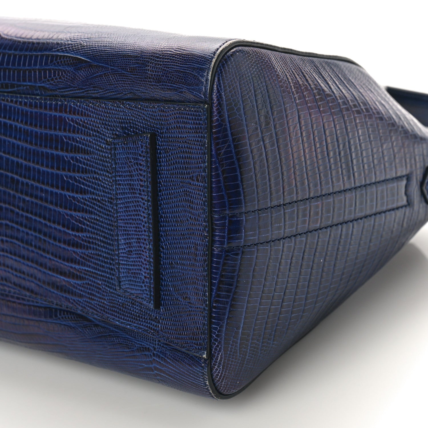 Givenchy Calfskin Lizard Embossed Small Antigona Deep Blue 8 of 12