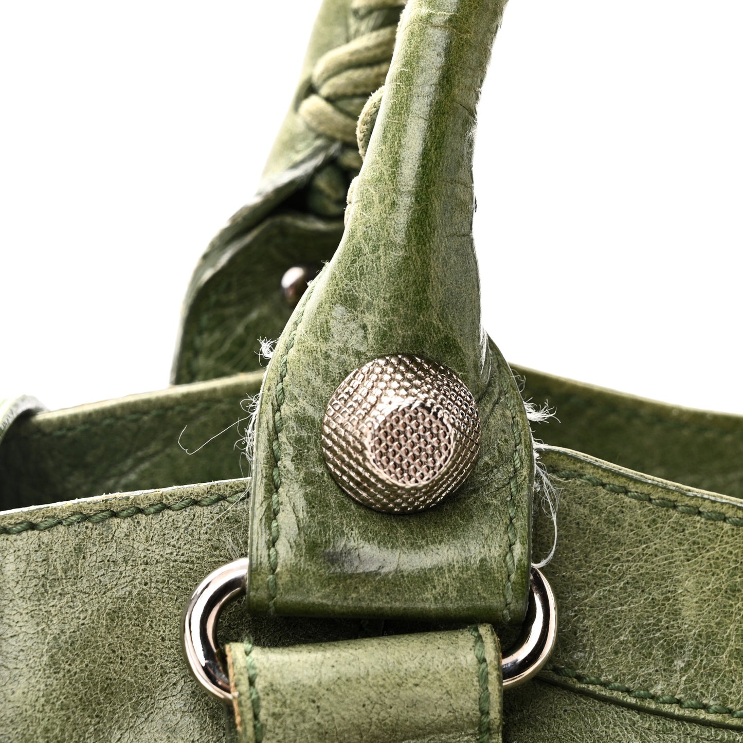 Agneau Giant 21 Silver Hardware City Vert Thyme