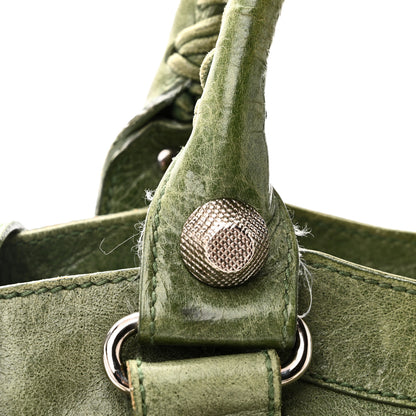 Balenciaga Agneau Giant 21 Silver Hardware City Vert Thyme 12 of 14