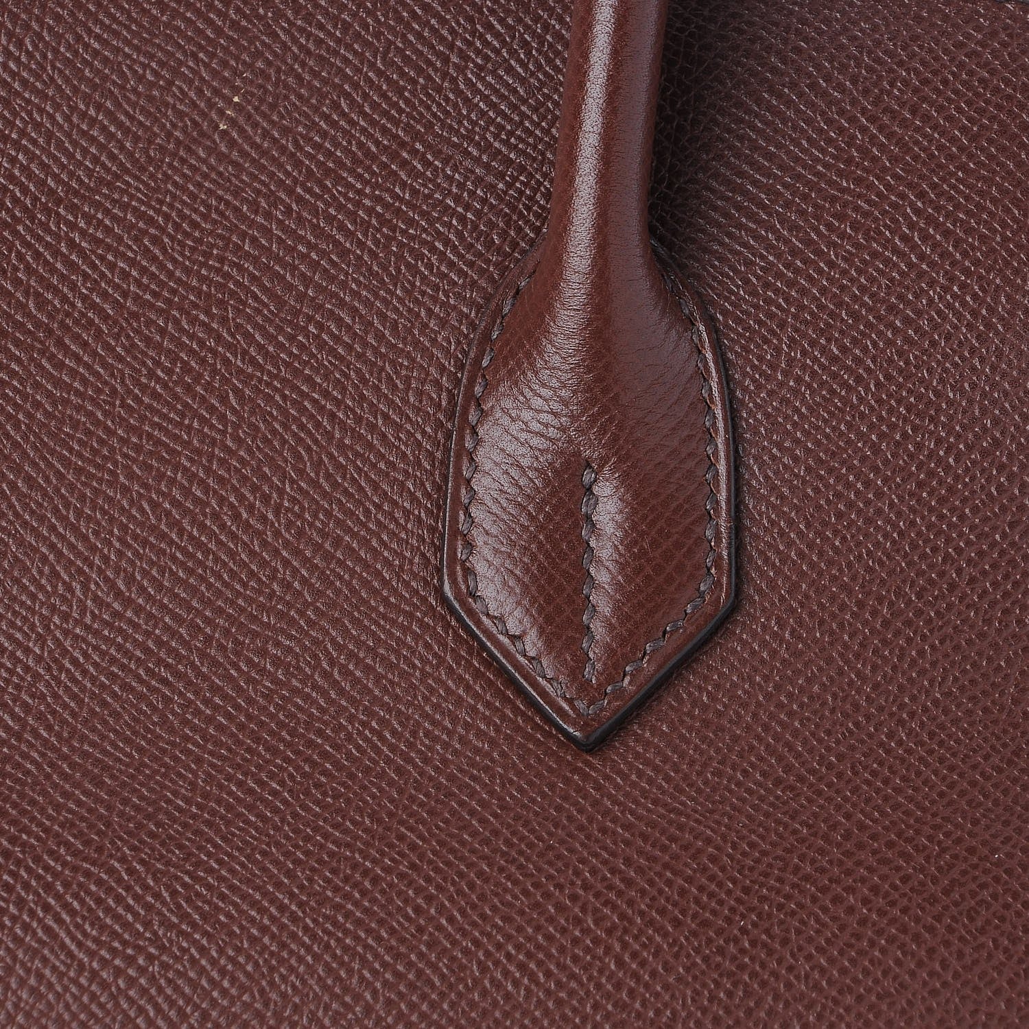 Hermes Courchevel Birkin 35 Chocolate 27 of 36