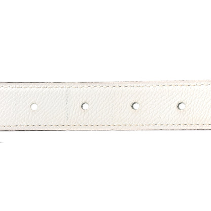 Hermes Swift Epsom 32mm H Belt 80 32 Etain White 4 of 8