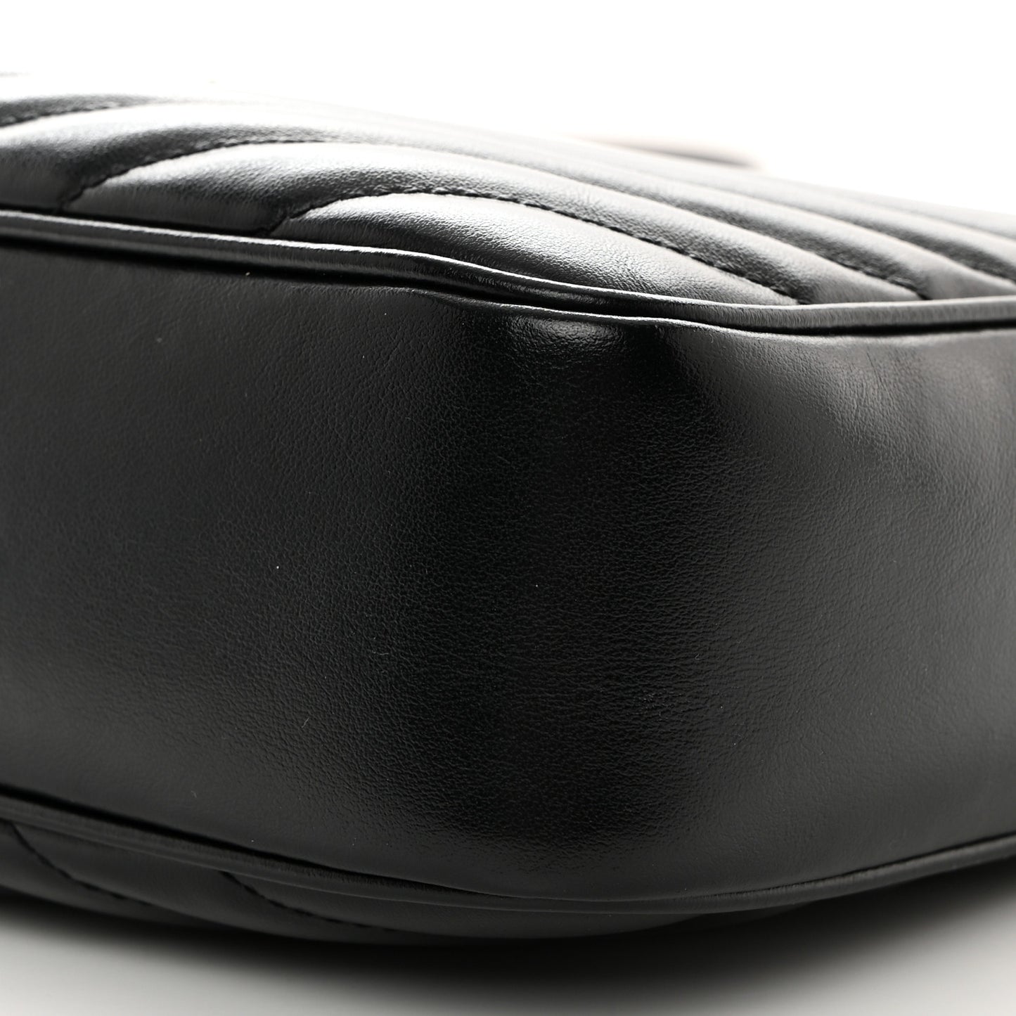 Calfskin Matelasse Monogram Lou Camera Bag Black