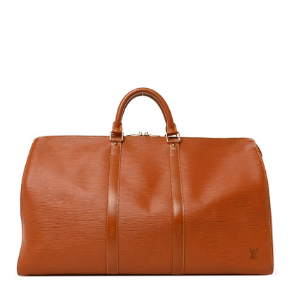 Louis Vuitton Epi Keepall 50 Cipango 1 of 9
