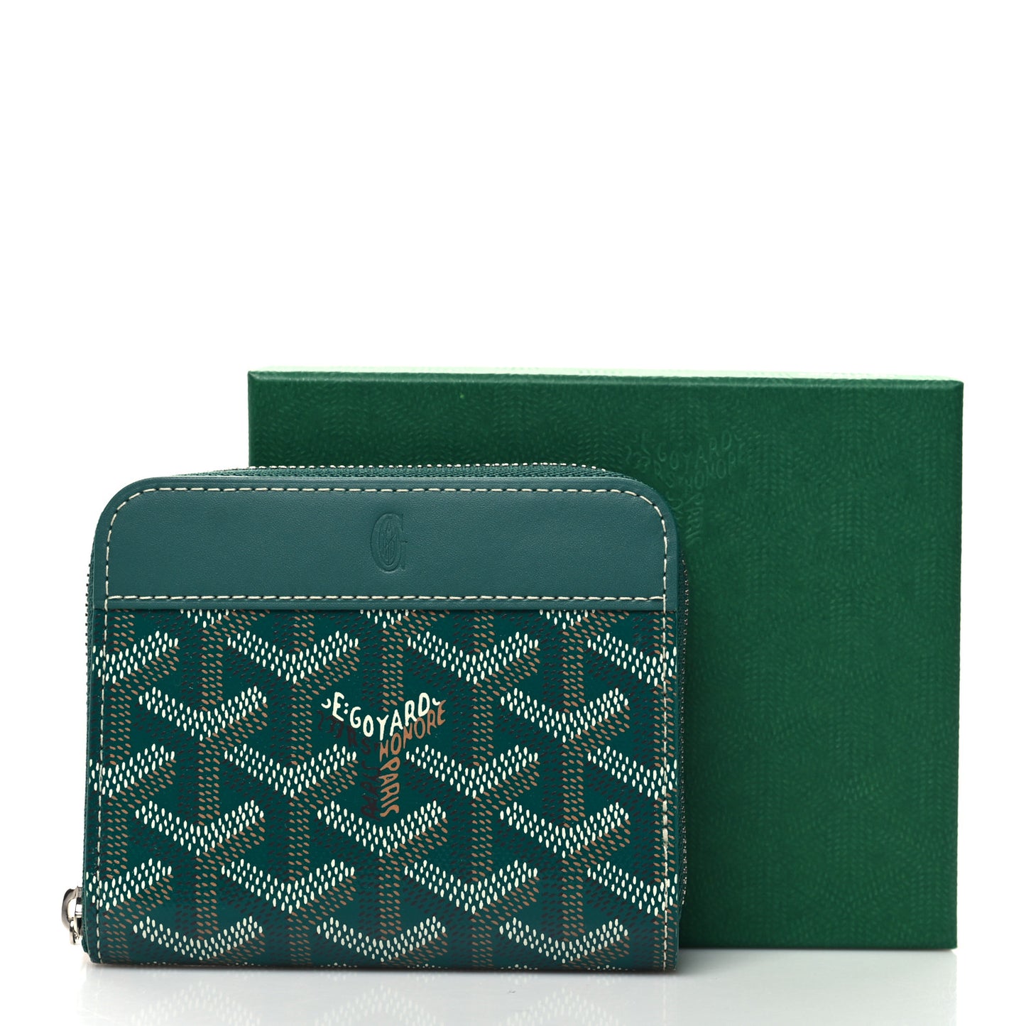 Goyardine Matignon PM Wallet Green