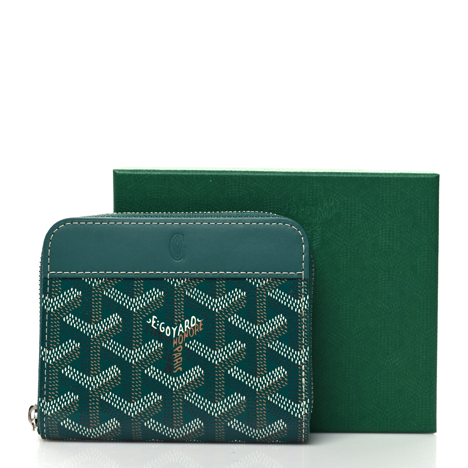 Goyard Goyardine Matignon PM Wallet Green 8 of 8