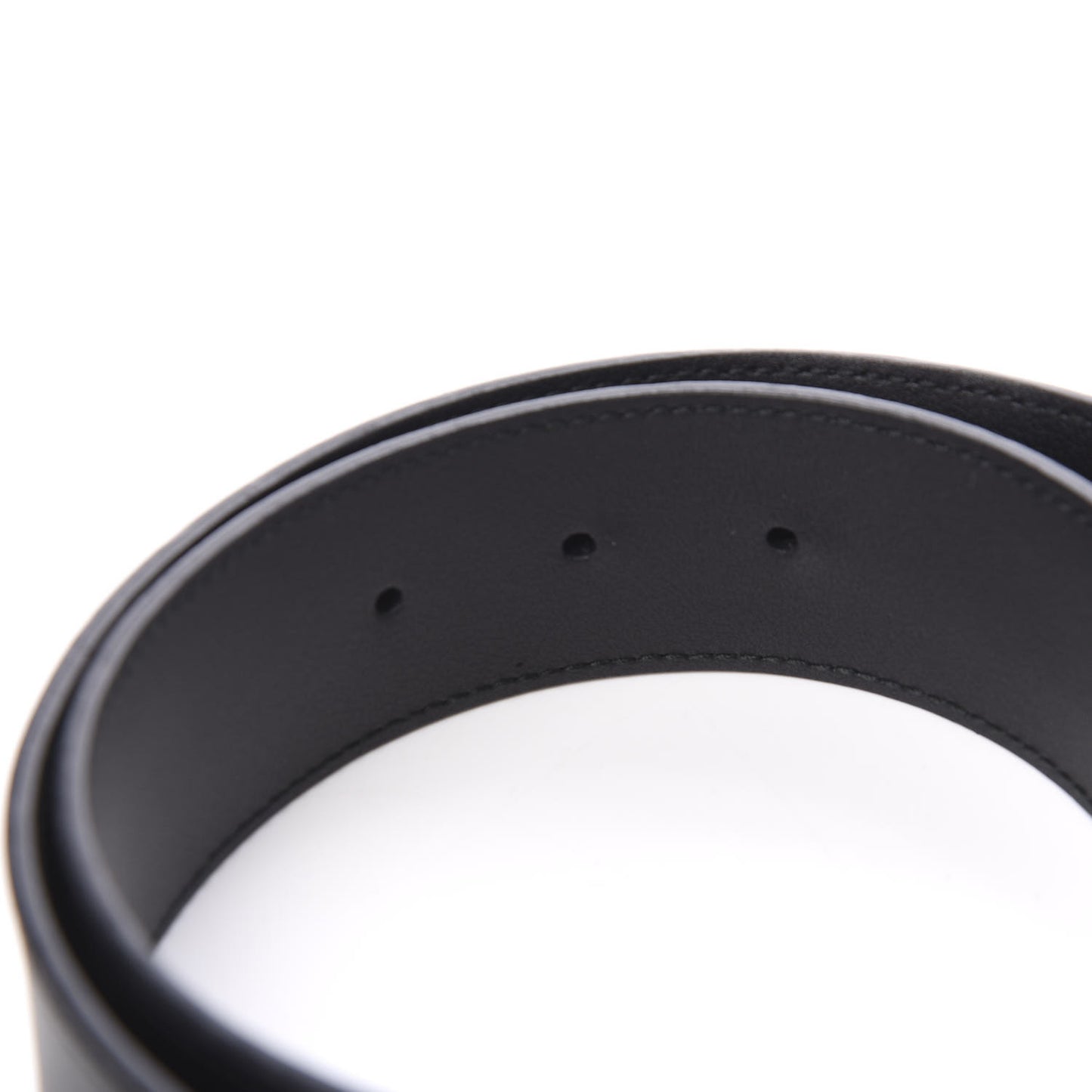 Calfskin Crystal Double G 40mm Belt 90 36 Black Multicolor