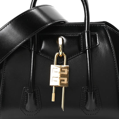 Givenchy Box Calfskin Toy Lock Antigona Shoulder Bag Black 6 of 8