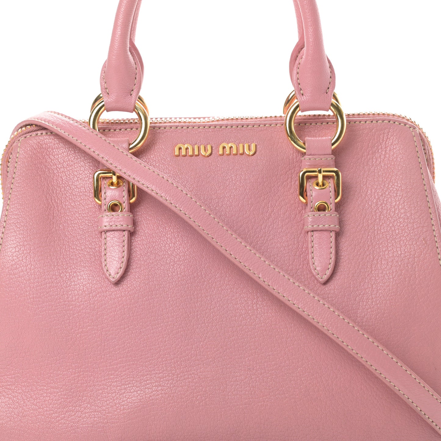 Goatskin Madras Bauletto Rosa
