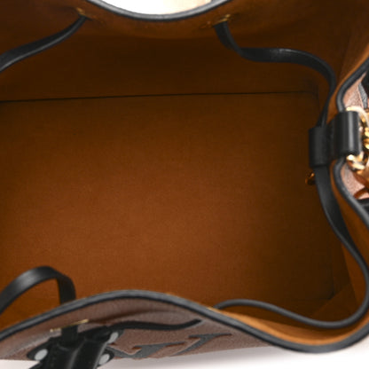 Louis Vuitton Empreinte Monogram Giant Crafty Neonoe MM Caramel Black 6 of 13
