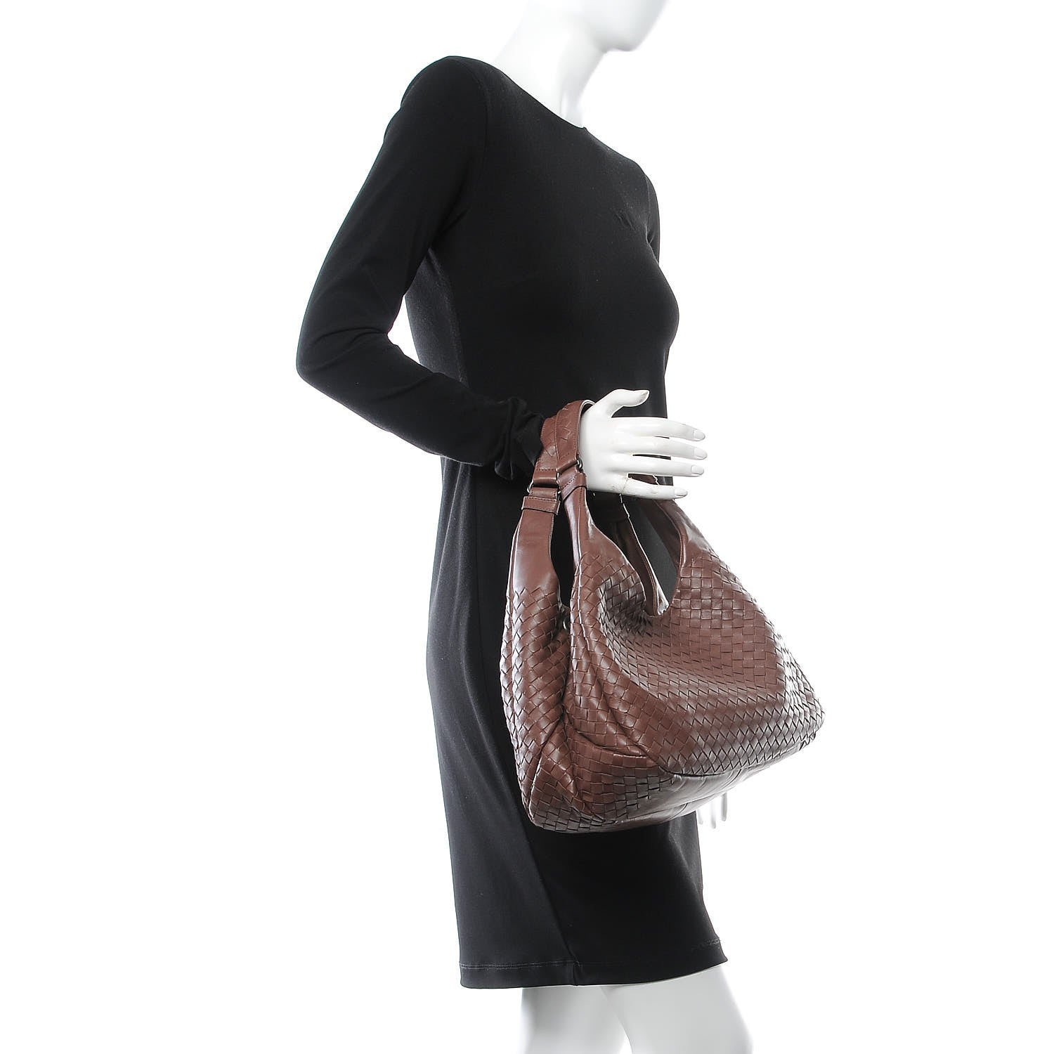 Bottega Veneta Nappa Intrecciato Medium Campana Hobo Truffle 2 of 9