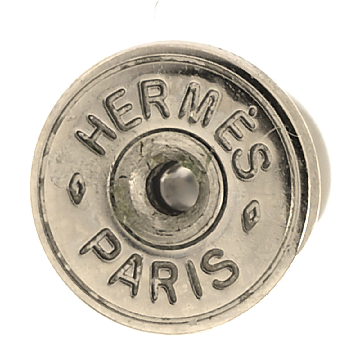 Hermes Palladium Lacquered Pop H Earrings Jaune Sature 4 of 5