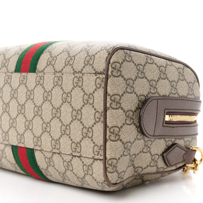 Gucci GG Supreme Monogram Web Small Ophidia Top Handle Bag Beige Ebony 11 of 11