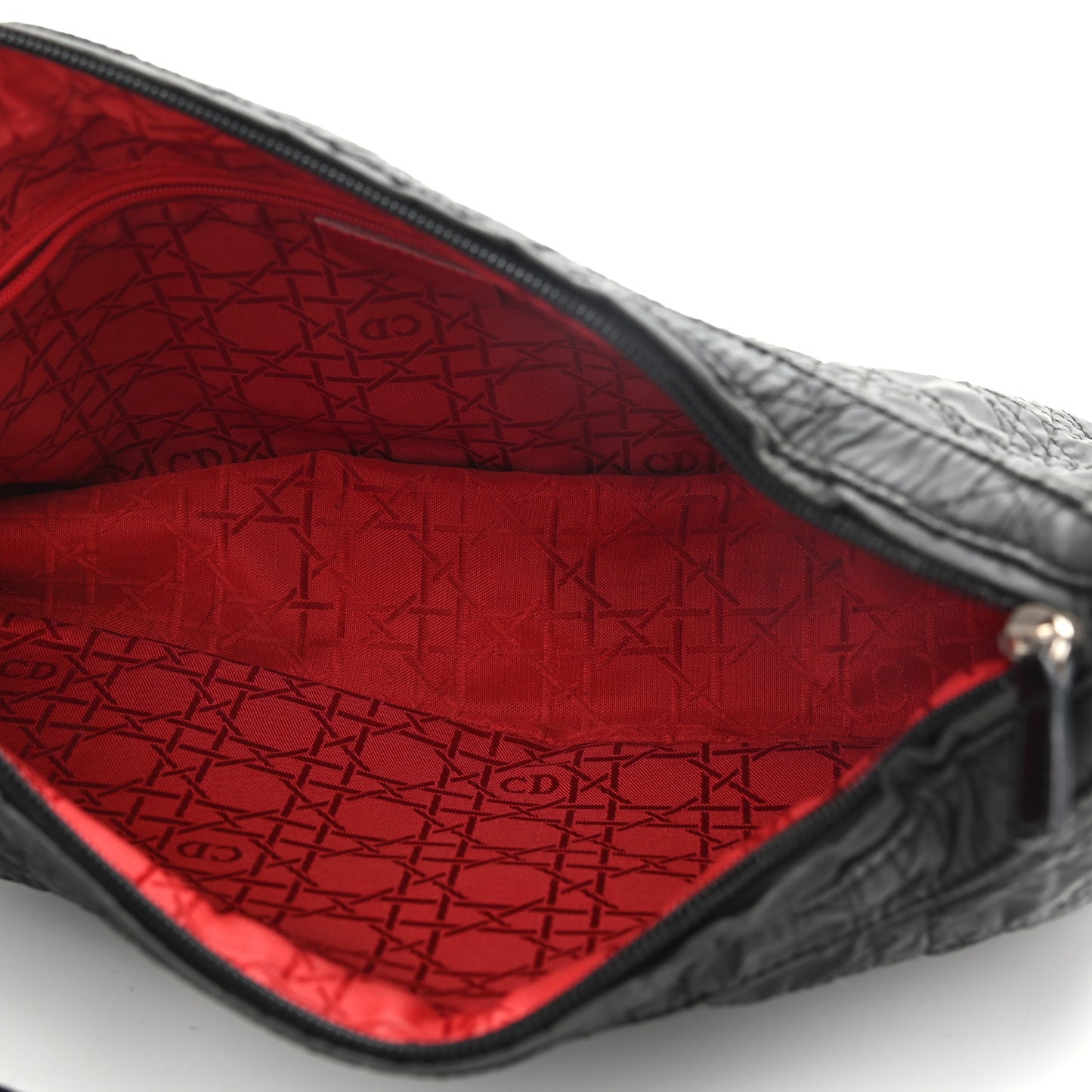 Nylon Cannage Shoulder Bag Black