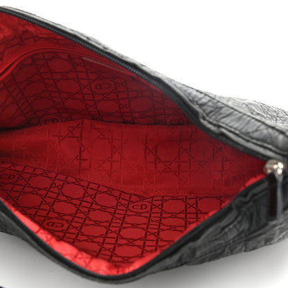Christian Dior Nylon Cannage Shoulder Bag Black 5 of 12