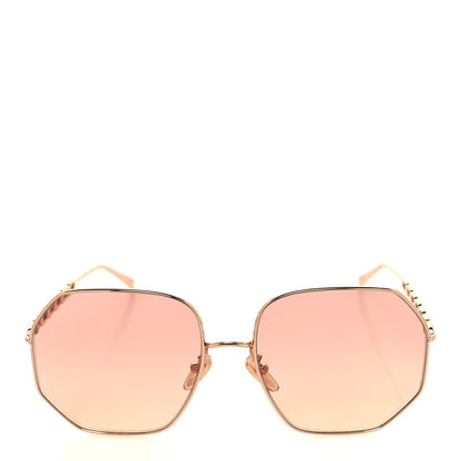 Louis Vuitton Metal My LV Chain Round Sunglasses Z1651E Gold 3 of 8