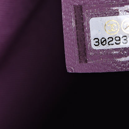Chanel Goatskin Quilted Medium 19 Flap Violet Purple 6 of 10