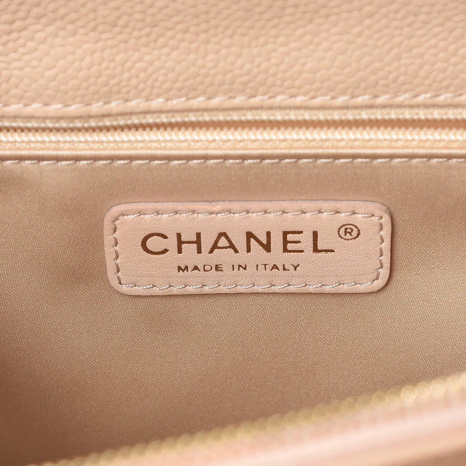Chanel Caviar Quilted Grand Shopping Tote GST Beige Clair 8 of 11