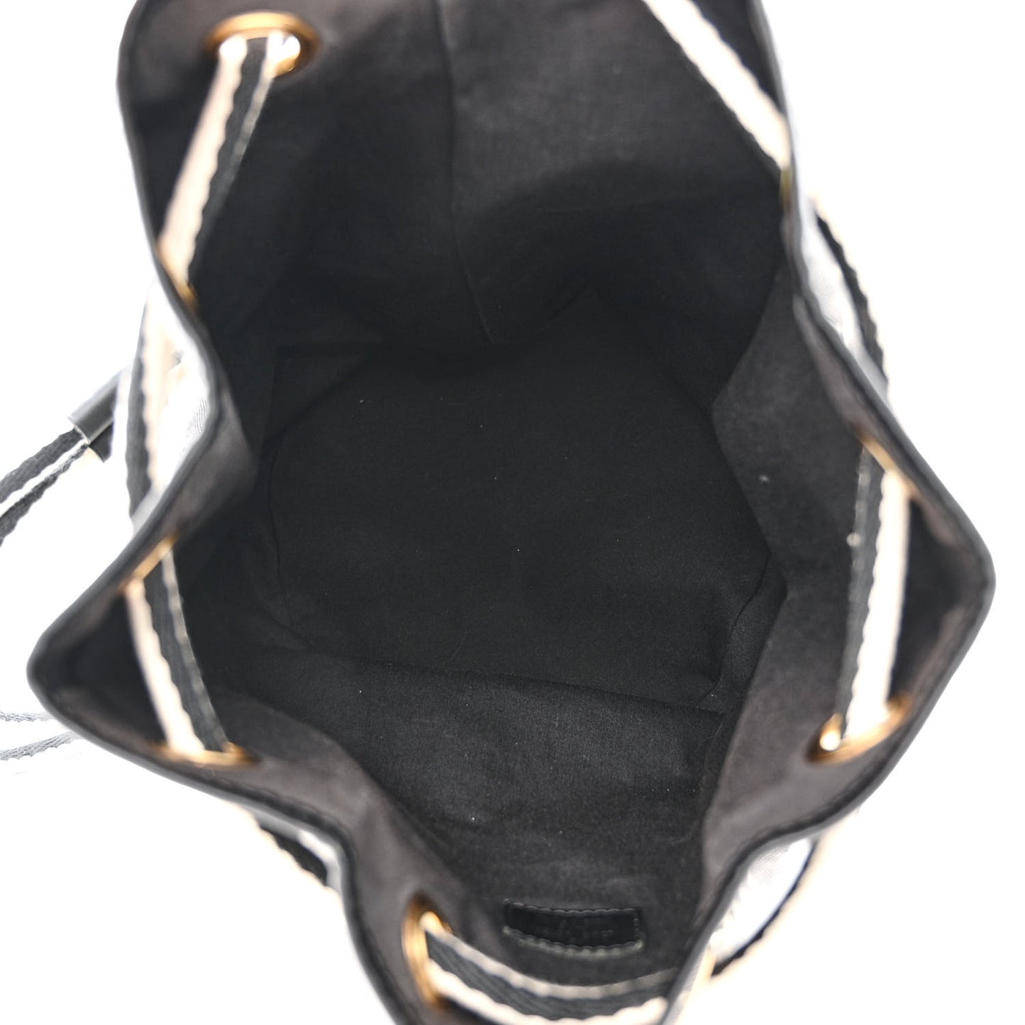 Mini Lin Monogram Betsy Backpack Black