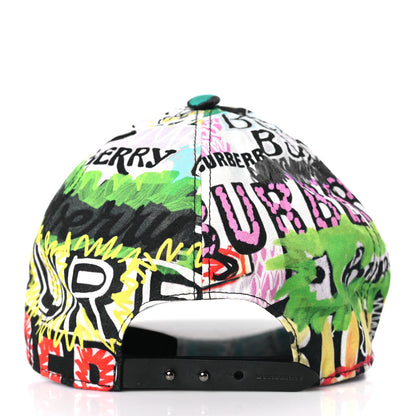 Burberry Cotton Graffiti Print Archive Logo Baseball Cap M/L Multicolor 5 of 7