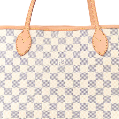 Louis Vuitton Damier Azur Neverfull MM 9 of 11