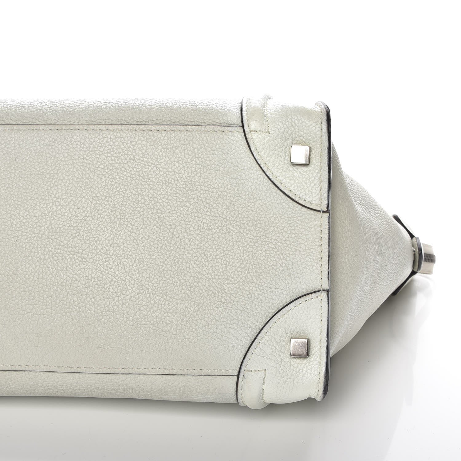 Celine Drummed Calfskin Mini Luggage Lune 18 of 18