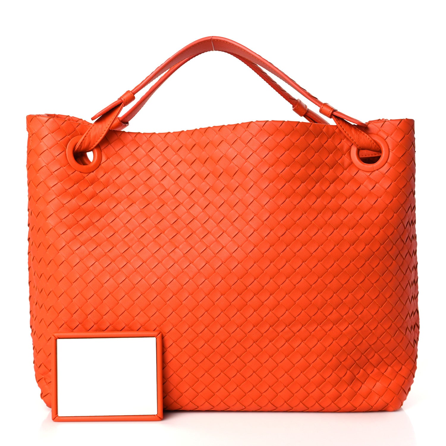 Bottega Veneta Nappa Intrecciato Bella Tote Orange 1 of 9