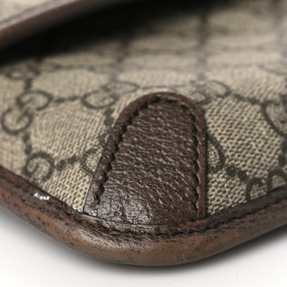 Gucci GG Supreme Monogram Neo Vintage Web Belt Bag Brown 8 of 10