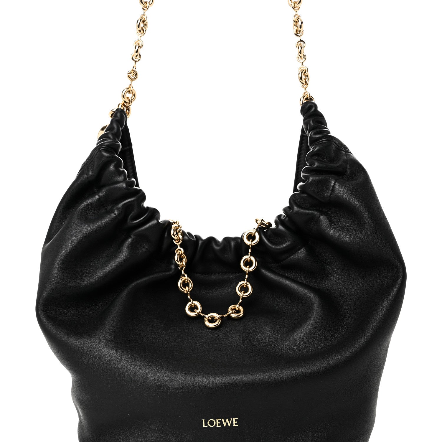 Loewe Buttery Nappa Lambskin Small Squeeze Bag Black 7 of 9