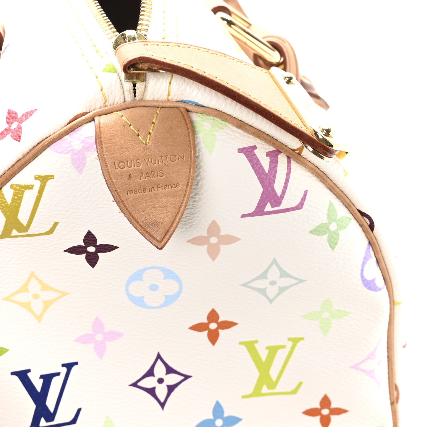 Monogram Multicolor Speedy 30 White