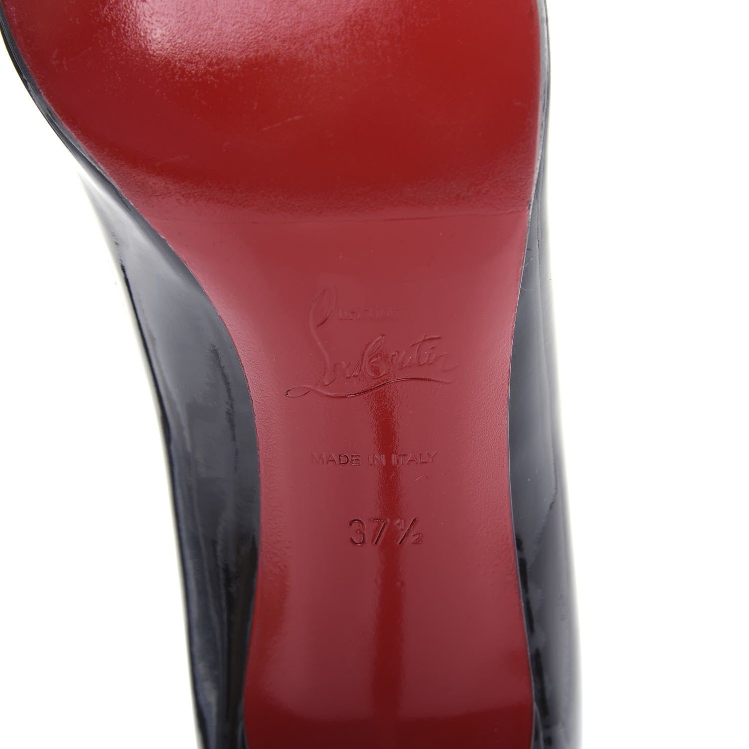 Christian Louboutin Patent Simple 70 Pumps 37.5 Black 9 of 10