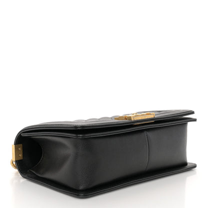 Chanel Caviar Quilted Medium Boy Flap Black 4 of 10