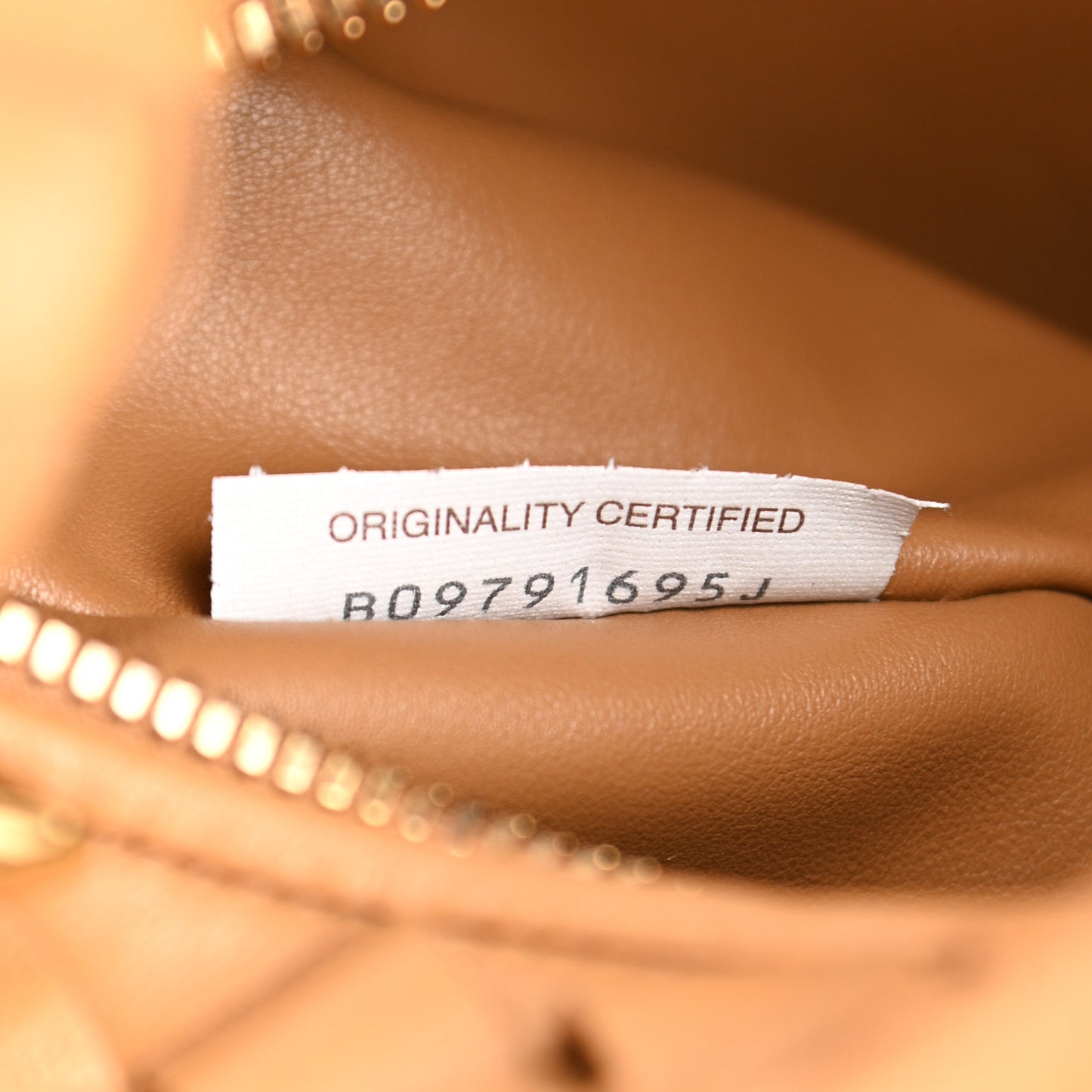 Nappa Intrecciato Teen Jodie Hobo Caramel