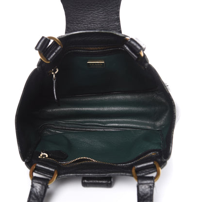 Prada Vitello Daino Turnlock Shoulder Bag Black 5 of 15