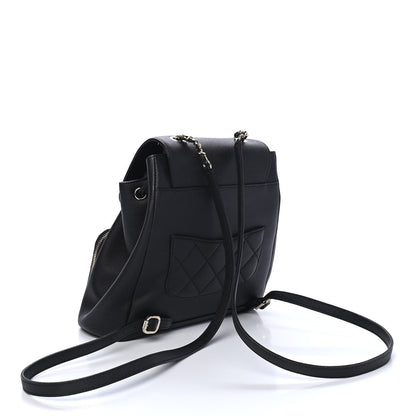 Chanel Caviar Quilted Business Affinity Backpack Black 3 of 9