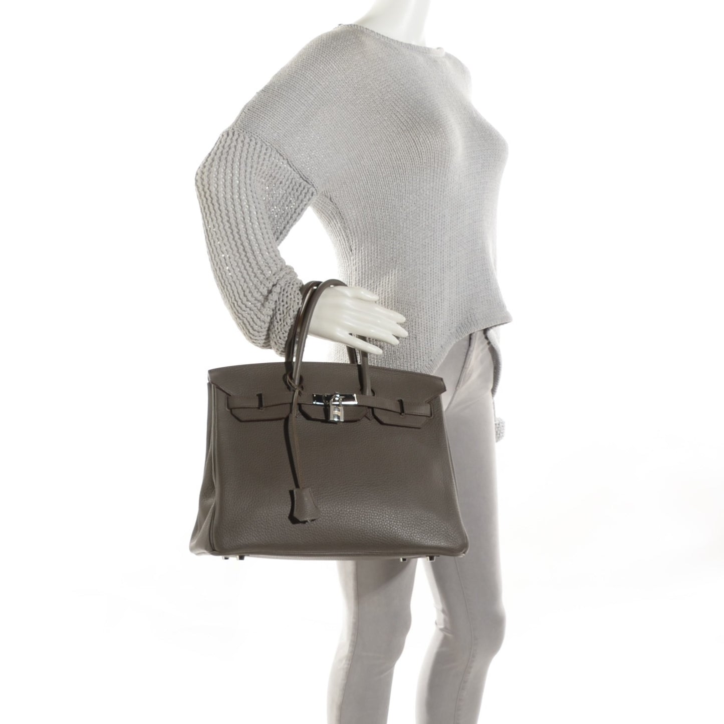 Taurillon Clemence Birkin 35 Etain